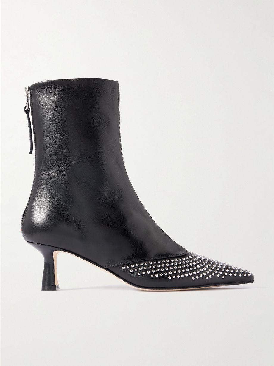 Sila studded leather ankle boots by AEYDE