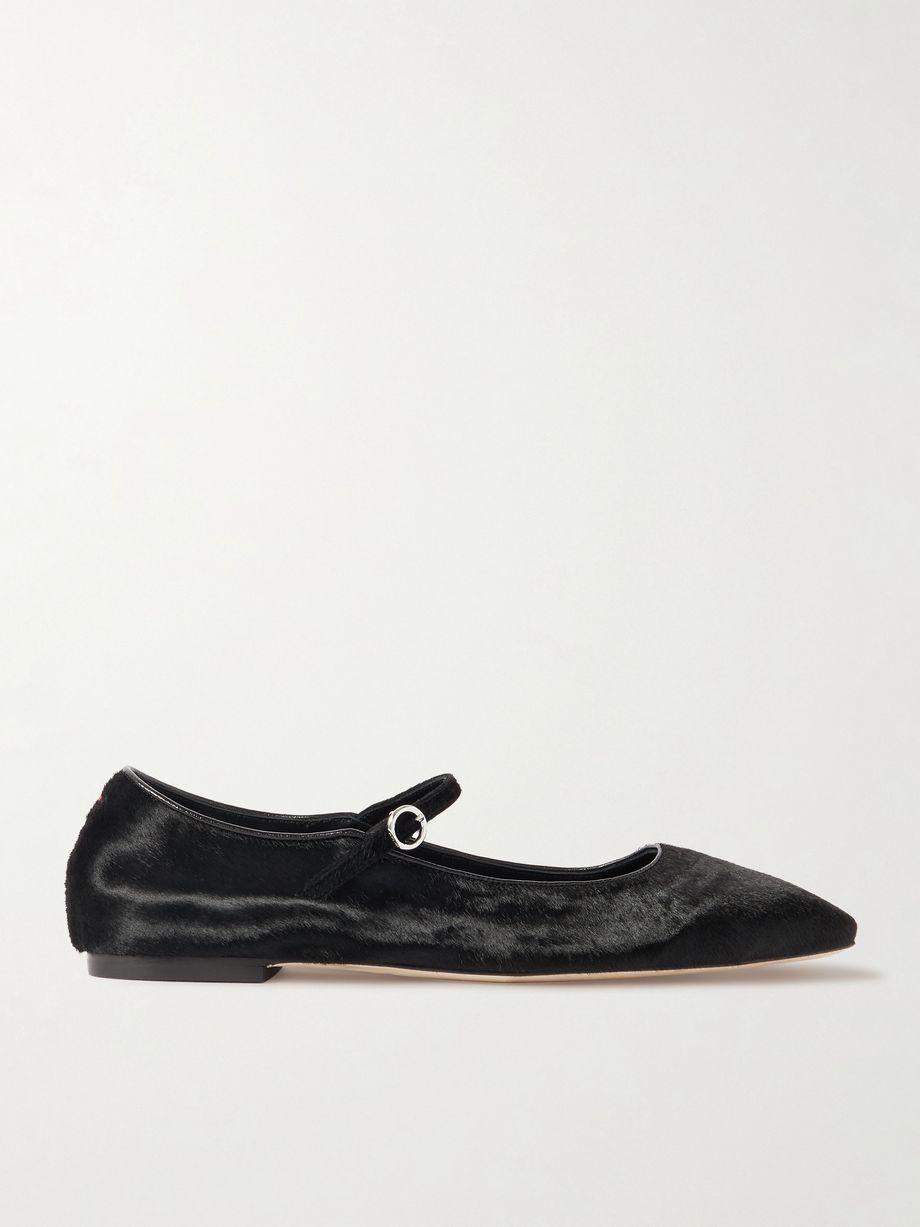 Uma calf hair Mary Jane ballet flats by AEYDE