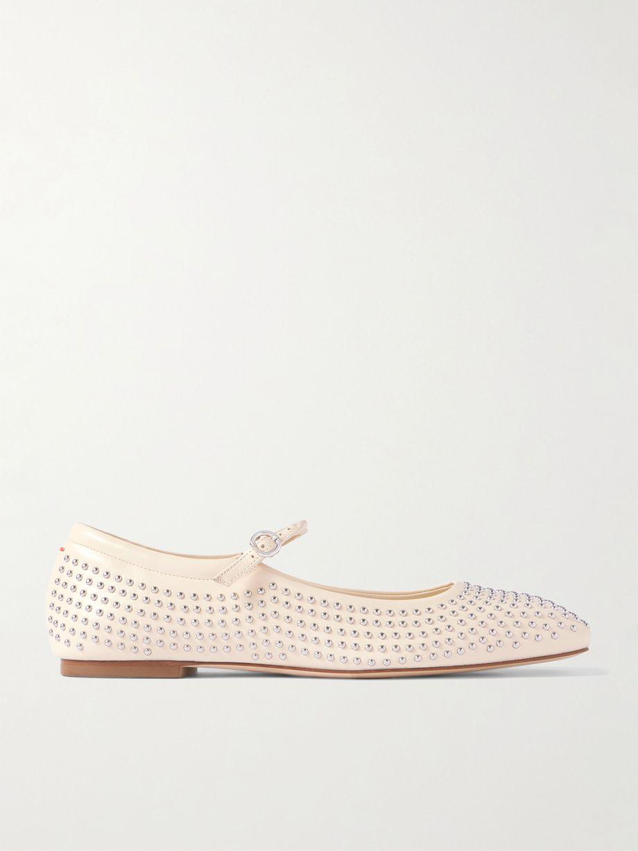 Uma studded leather Mary Jane ballet flats by AEYDE
