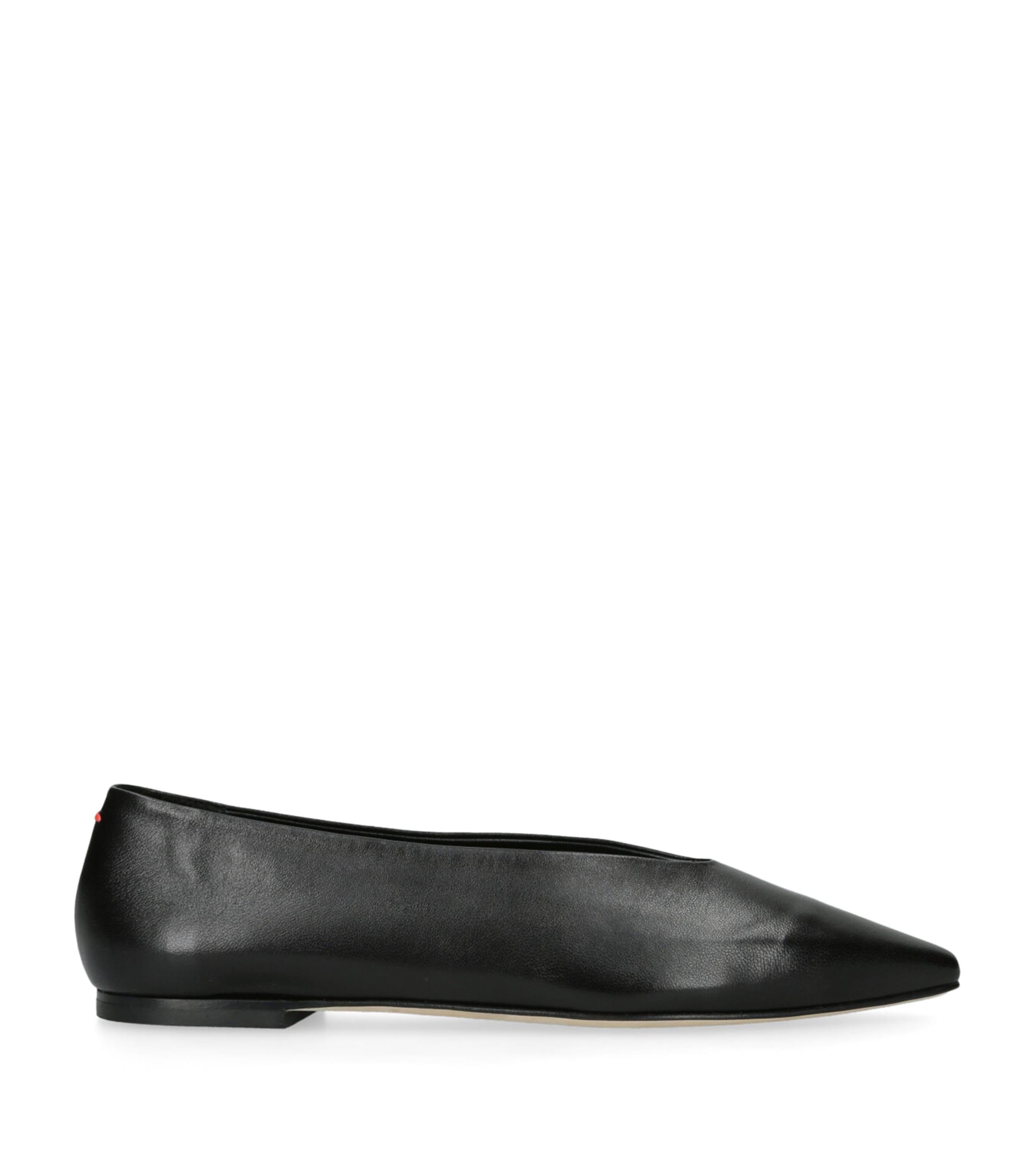 aeyde Leather Betty Ballet Flats by AEYDE