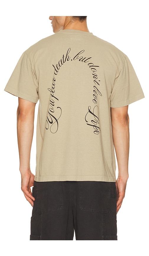 Afield Out Fear T-Shirt in Beige by AFIELD OUT