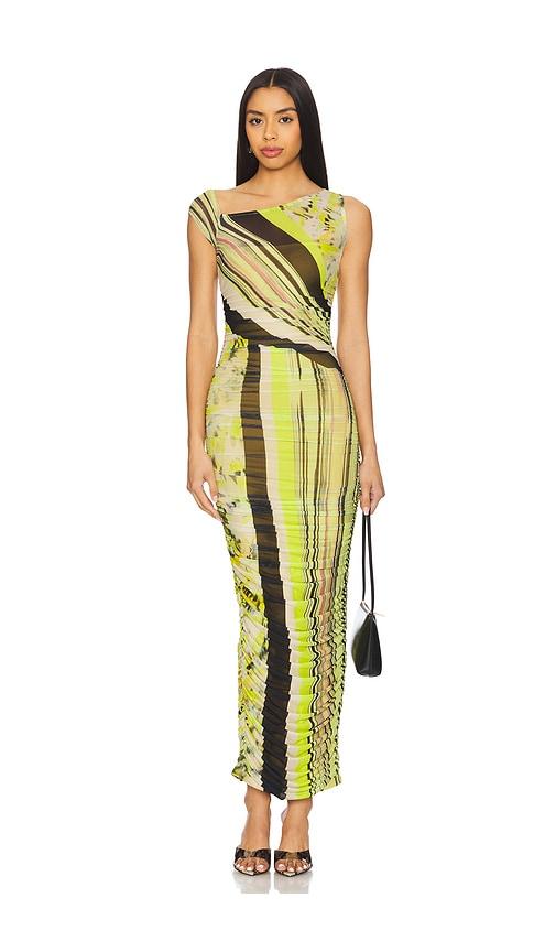 AFRM Biona Dress in Green by AFRM