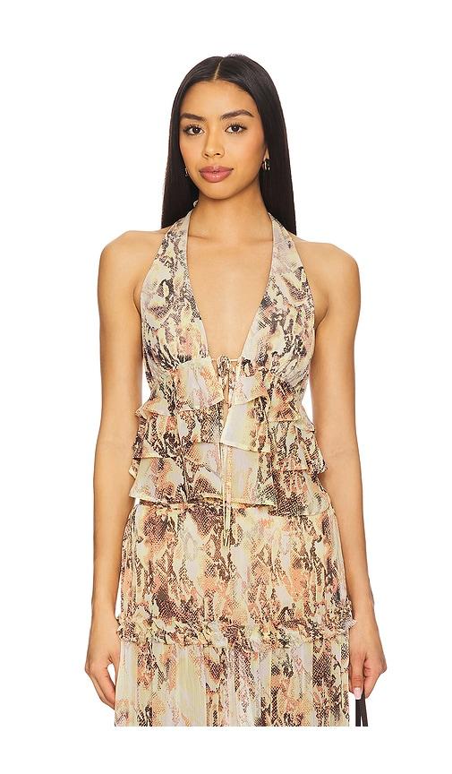 AFRM Blythe Top in Cream by AFRM