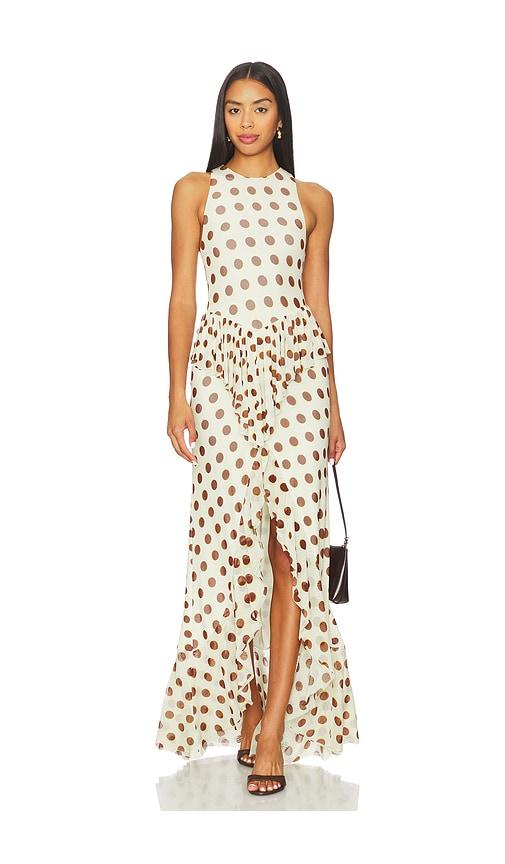 AFRM Bovina Dress in Cream by AFRM