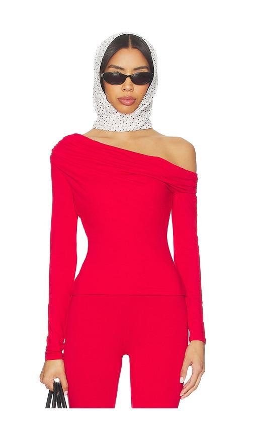 AFRM Bria Top in Red by AFRM