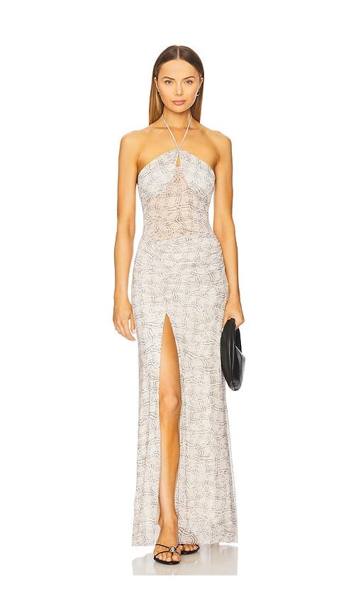 AFRM Britta Dress in Neutral by AFRM