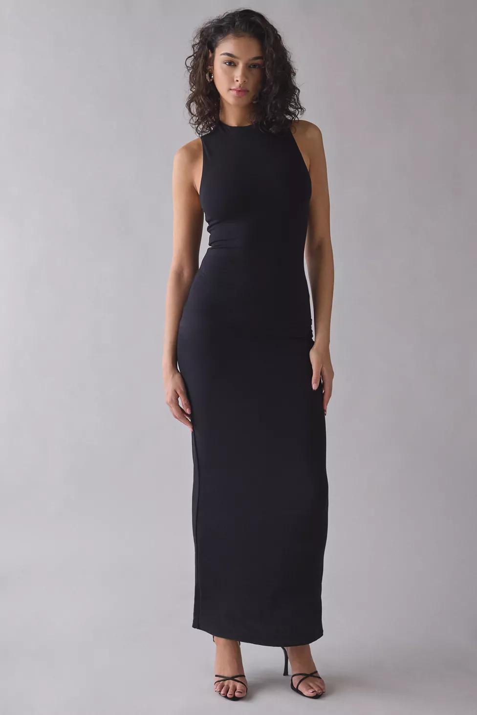 AFRM Casper Sleeveless High Neck Maxi Dress by AFRM