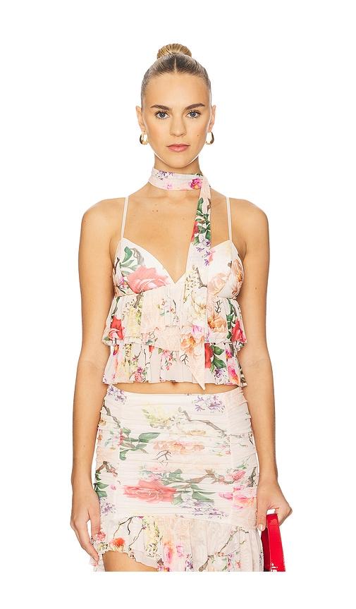 AFRM Gisela Clip Dot Top in Pink by AFRM