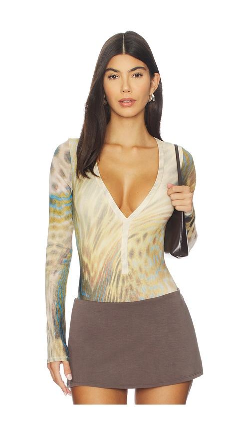 AFRM Harris Bodysuit in Cream by AFRM