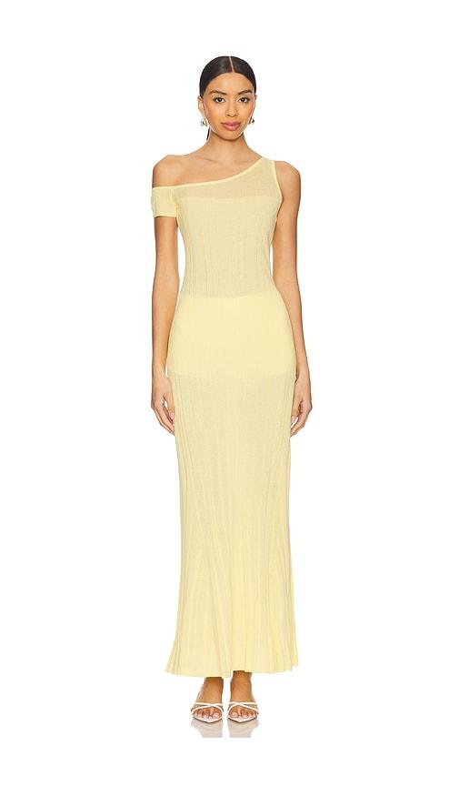 AFRM Hoda Maxi Dress in Yellow by AFRM