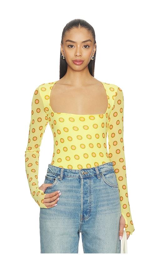 AFRM Ines Top in Yellow by AFRM