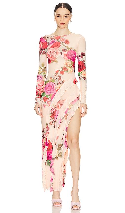 AFRM Jacie Dress in Nude by AFRM