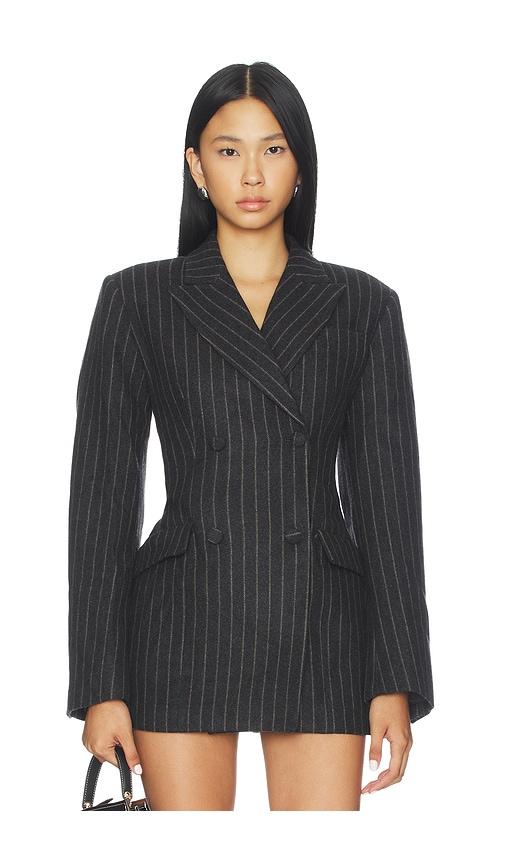 AFRM Jemima Blazer in Grey by AFRM