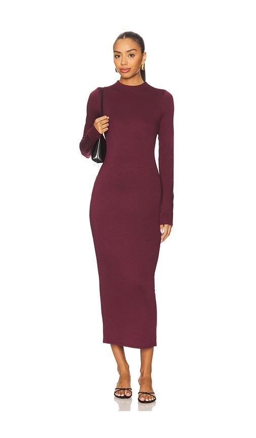 AFRM Juniper Dress in Wine by AFRM