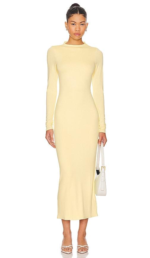 AFRM Juniper Dress in Yellow by AFRM