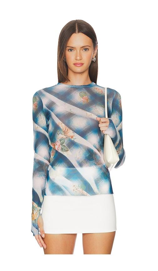 AFRM Kaylee Top in Blue by AFRM