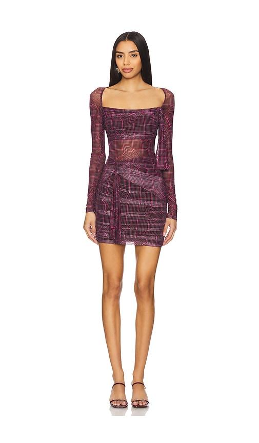 AFRM Kylie Dress in Mauve by AFRM