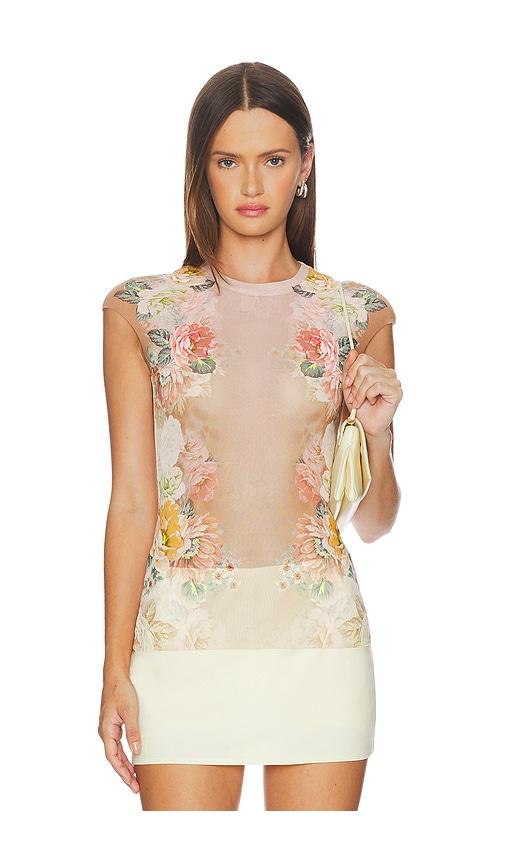 AFRM Nina Top in Beige by AFRM