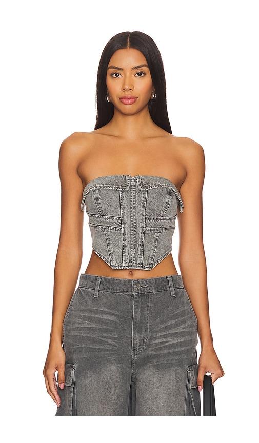 AFRM Noah Top in Grey by AFRM