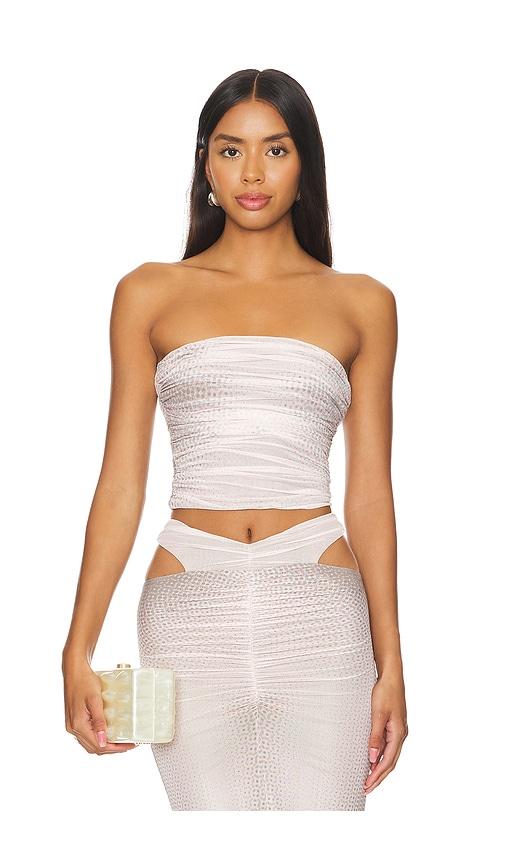 AFRM Pasquina Top in Nude by AFRM