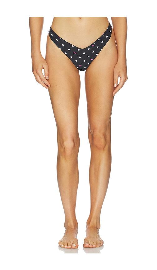 AFRM Rio Bikini Bottom in Black by AFRM