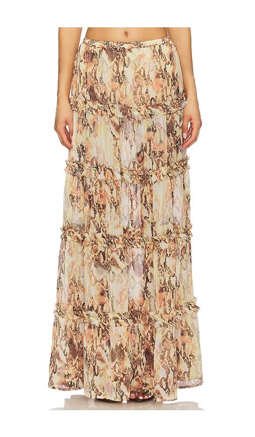 AFRM Sabina Skirt in Cream by AFRM