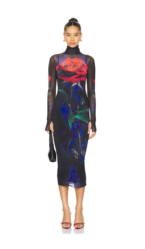 AFRM Shailene Dress in Black by AFRM