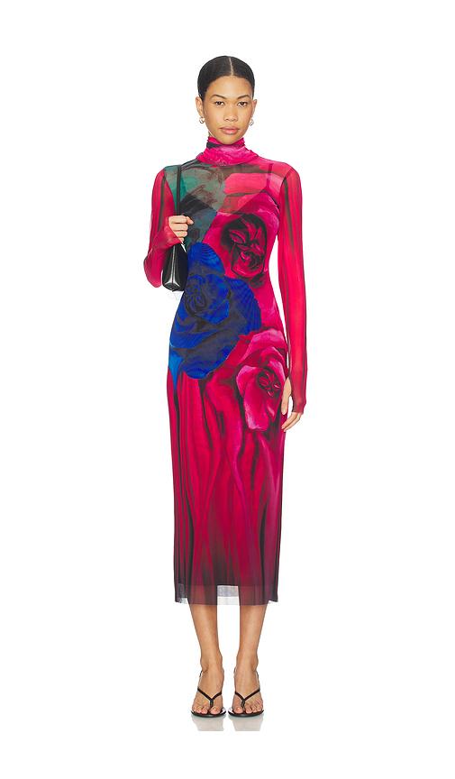 AFRM Shailene Dress in Red by AFRM