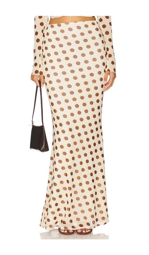AFRM Tegan Skirt in Cream by AFRM
