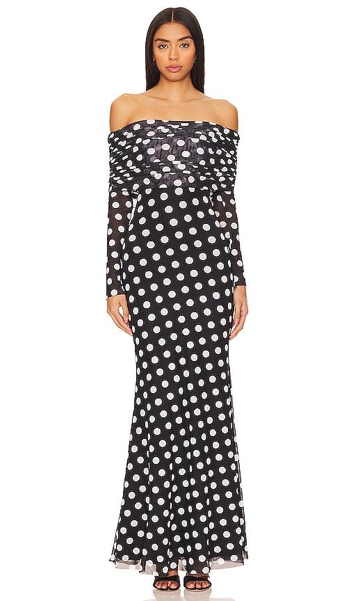 AFRM Thelma Dress in Black by AFRM