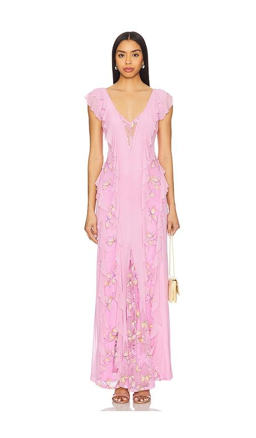 AFRM Trista Dress in Pink by AFRM