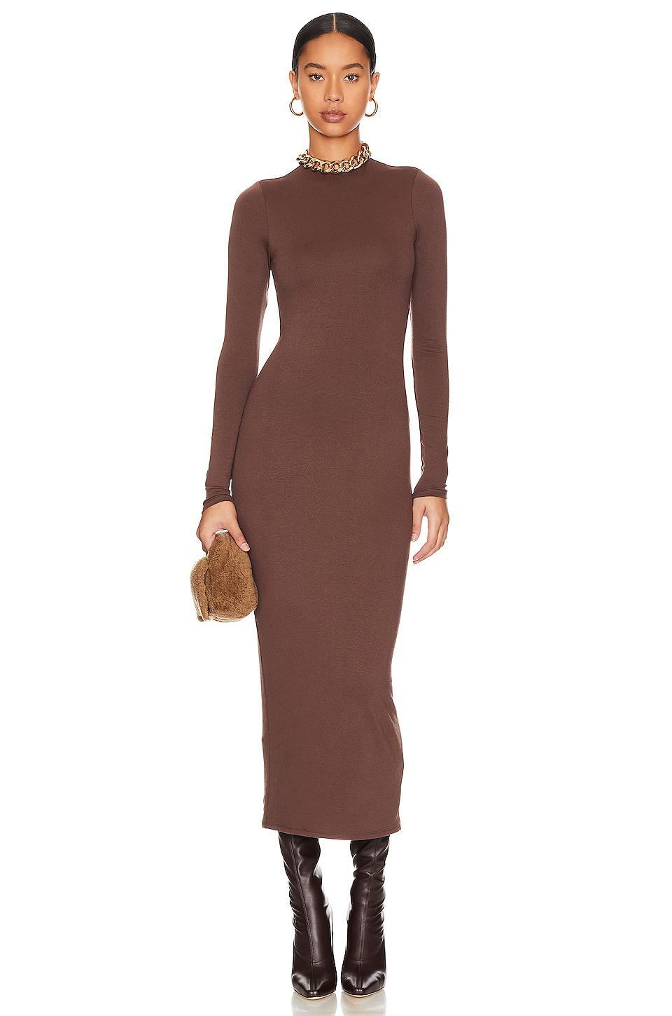 AFRM x REVOLVE Juniper Dress in Tan by AFRM