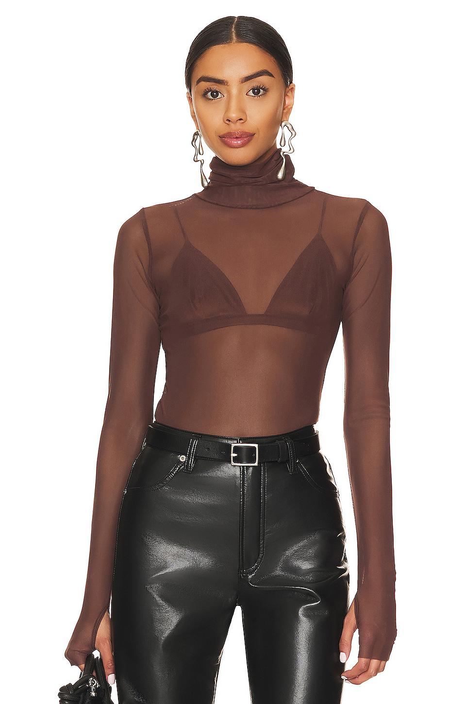 AFRM x REVOLVE Milo Bodysuit in Brown by AFRM