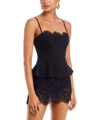 Ari Lace Peplum Top by AFRM