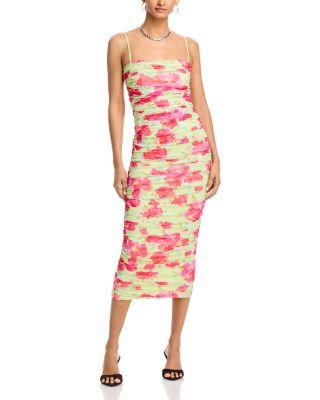 Hazel Ruched Midi Dress by AFRM