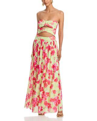 Khalid Double Buckle Maxi Dress by AFRM