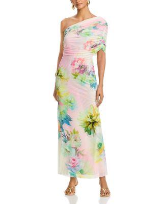 Mirabel One Shoulder Detail Maxi Dress by AFRM