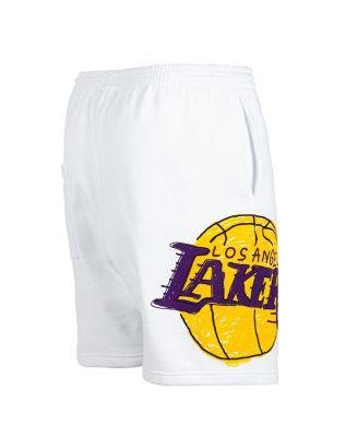 Men's White Los Angeles Lakers Shorts by AFTER SCHOOL SPECIAL