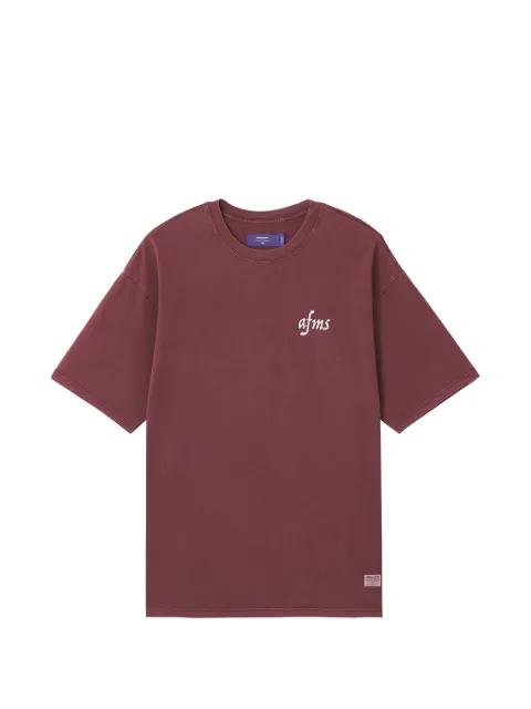elephant-embroidered T-shirt by AFTERMATHS