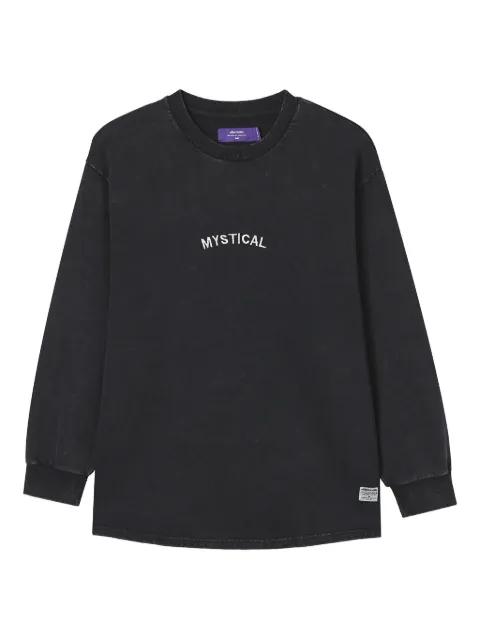 embroidered long-sleeve sweater by AFTERMATHS