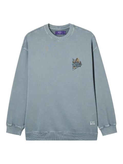 graphic cotton sweatshirt by AFTERMATHS