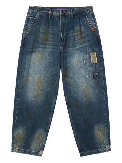 patchwork jeans by AFTERMATHS