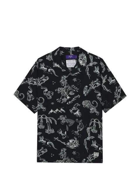 patterned short-sleeve shirt by AFTERMATHS