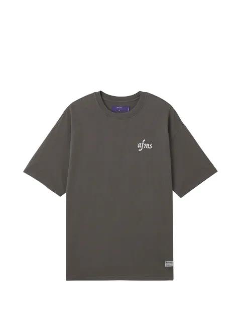 patterned short-sleeved T-shirt by AFTERMATHS