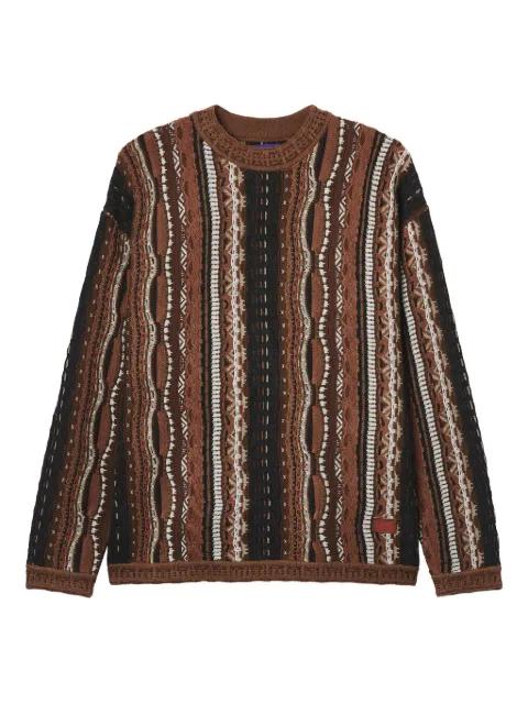 striped pattern sweater by AFTERMATHS