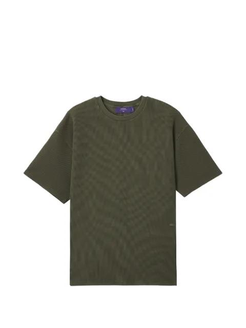 waffle-texture T-shirt by AFTERMATHS