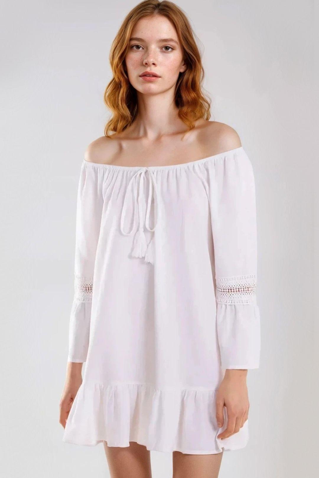 Bardot Mini Dress by AFTERSHOCK LONDON