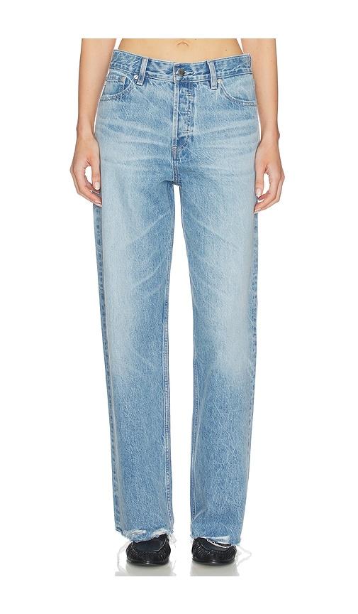 AG Jeans Billie Straight Leg Jeans in Blue by AG JEANS