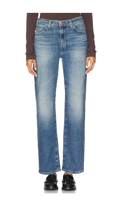 AG Jeans Brinley Straight Jeans in Blue by AG JEANS