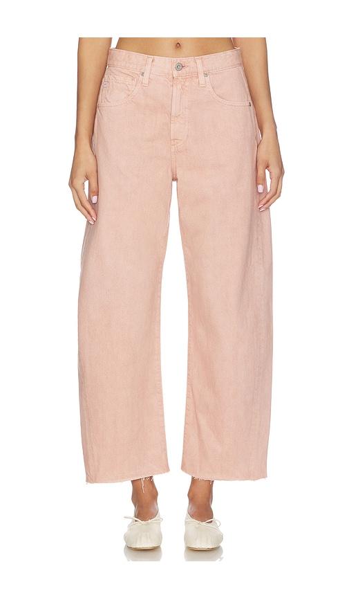 AG Jeans Hattie Crop Straight Leg Jeans in Rose by AG JEANS